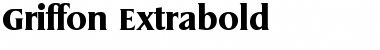 Download Griffon Extrabold Regular Font Title Preview