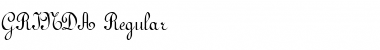 Download GRINDA Regular Font Title Preview