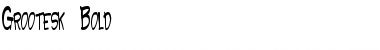 Download Grootesk Bold Font Title Preview