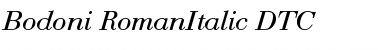 Download Bodoni-RomanItalic-DTC Regular Font Title Preview