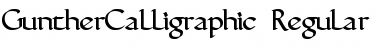 Download GuntherCalligraphic Regular Font Title Preview