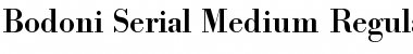 Download Bodoni-Serial-Medium Regular Font Title Preview