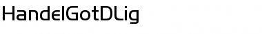 Download HandelGotDLig Regular Font Title Preview