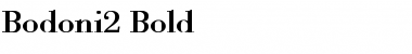 Download Bodoni2 Bold Font Title Preview