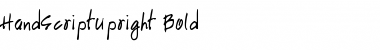 Download HandScriptUpright Bold Font Title Preview
