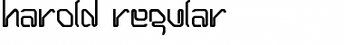 Download HAROLD Regular Font Title Preview
