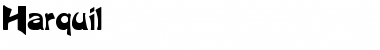 Download Harquil Regular Font Title Preview