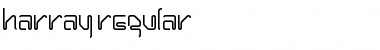 Download HARRAY Regular Font Title Preview