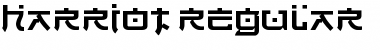 Download HARRIOT Regular Font Title Preview