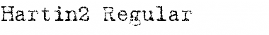 Download Hartin2 Regular Font Title Preview