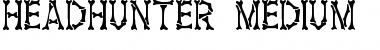 Download Headhunter Medium Font Title Preview