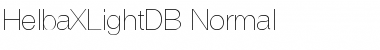 Download HelbaXLightDB Normal Font