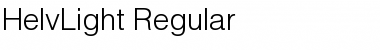 Download HelvLight Regular Font