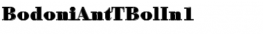 Download BodoniAntTBolIn1 Regular Font Title Preview