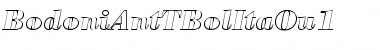 Download BodoniAntTBolItaOu1 Regular Font Title Preview