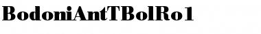 Download BodoniAntTBolRo1 Regular Font Title Preview