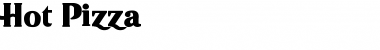 Download Hot Pizza Normal Font Title Preview