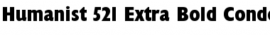 Download Humanst521 XBdCn BT Extra Bold Font