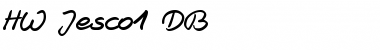 Download HW Jesco1 DB Normal Font