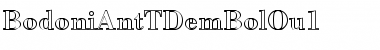 Download BodoniAntTDemBolOu1 Regular Font Title Preview