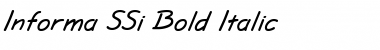 Download Informa SSi Bold Italic Font Title Preview