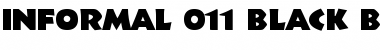 Download Informal011 Blk BT Black Font Title Preview