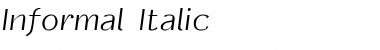 Download Informal Italic Font Title Preview
