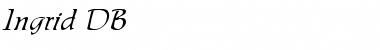 Download Ingrid DB Medium Font Title Preview
