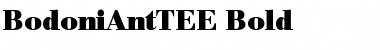 Download BodoniAntTEE Bold Font Title Preview