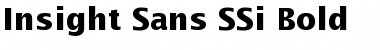Download Insight Sans SSi Bold Font Title Preview