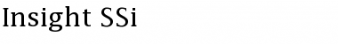 Download Insight SSi Regular Font Title Preview