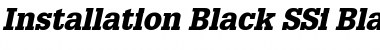 Download Installation Black SSi Black Italic Font Title Preview