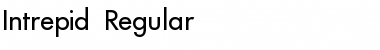 Download Intrepid Regular Font Title Preview