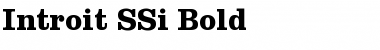 Download Introit SSi Bold Font Title Preview
