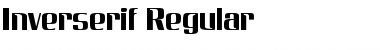 Download Inverserif Regular Font Title Preview