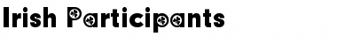 Download Irish Participants Regular Font Title Preview