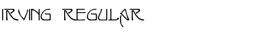 Download IRVING Regular Font Title Preview