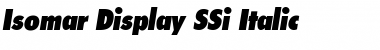 Download Isomar Display SSi Italic Font Title Preview