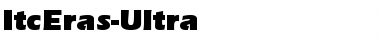 Download ItcEras-Ultra Regular Font Title Preview
