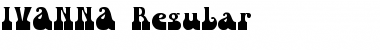 Download IVANNA Regular Font Title Preview