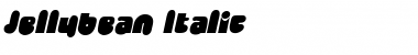 Download Jellybean Italic Font Title Preview