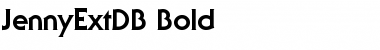 Download JennyExtDB Bold Font Title Preview