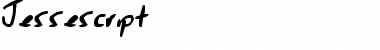 Download Jessescript Regular Font Title Preview