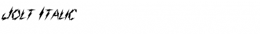 Download Jolt Italic Font Title Preview