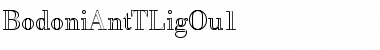 Download BodoniAntTLigOu1 Regular Font Title Preview