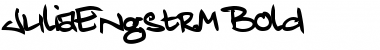 Download JuliaEngstrm Bold Font Title Preview