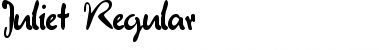 Download Juliet Regular Font Title Preview