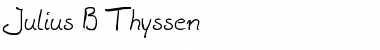Download Julius Thyssen Cool Font Title Preview