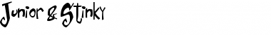 Download Junior & Stinky Regular Font Title Preview