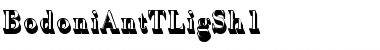 Download BodoniAntTLigSh1 Regular Font Title Preview